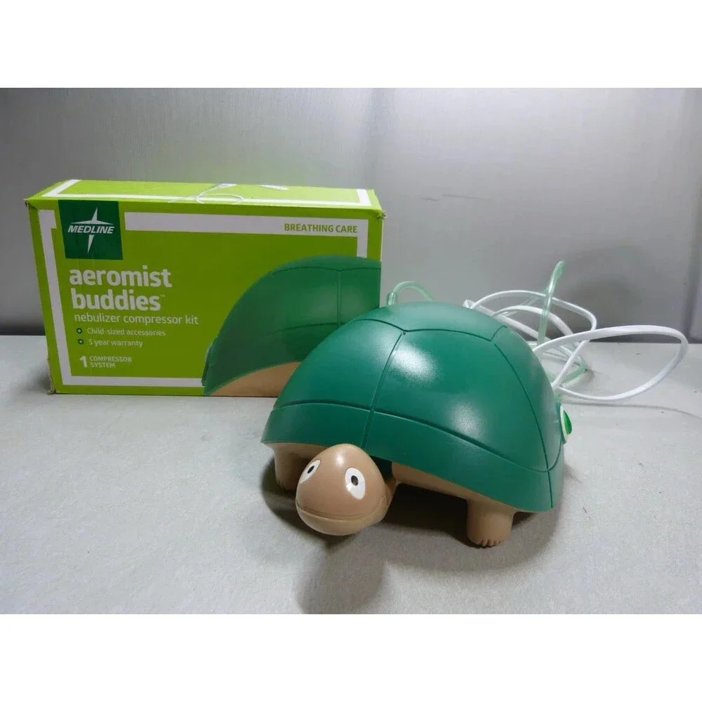 Turtle Pediatric Compressors Aero Mist Buddies HCSTURTLE Open Box. Tested.